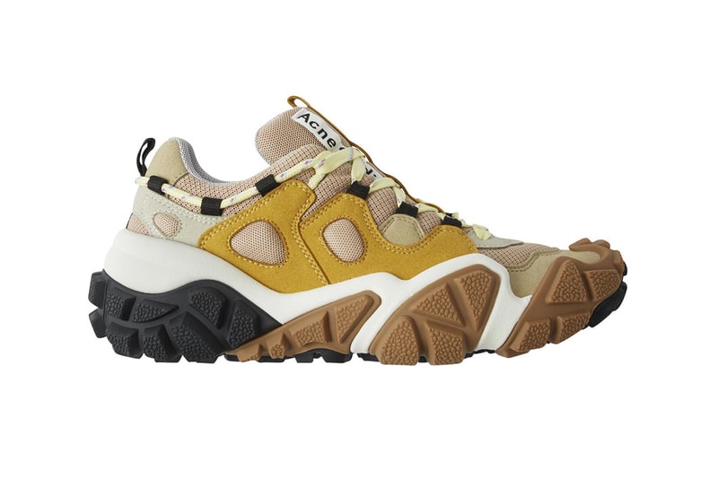 Acne Studios bolzter bryz sneaker sandal hiking trail all-terrain off-road release details first look closer buy cop purchase white black yellow