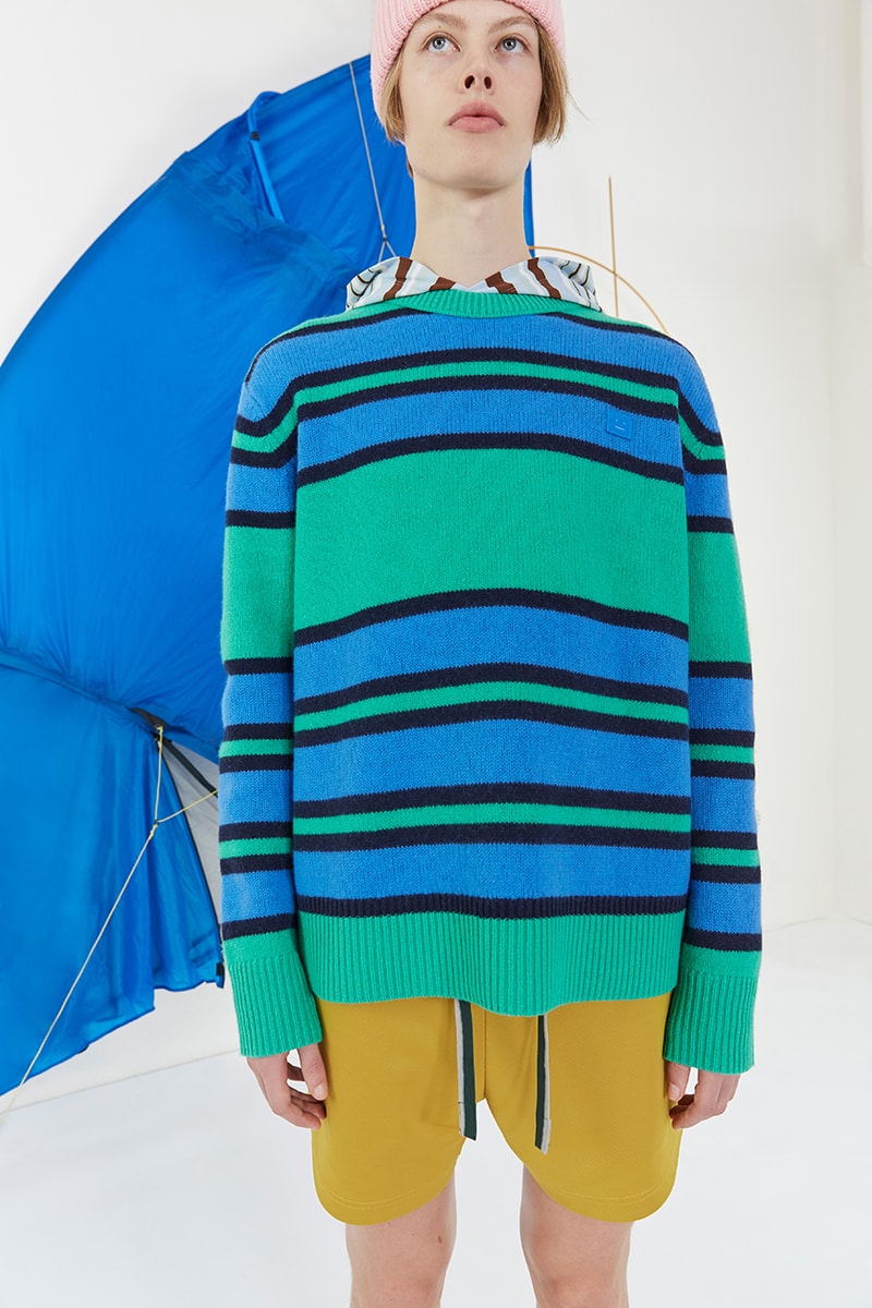 Acne Studios Fall/Winter 2019 Face Collection First Look Release Details Closer Buy Cop Purchase Diffusion Affordable Information hoodie jacket t-shirt shirt rugby patch sneaker footwear