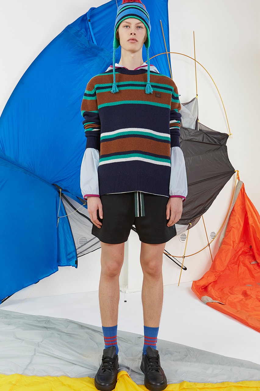 Acne Studios Fall/Winter 2019 Face Collection First Look Release Details Closer Buy Cop Purchase Diffusion Affordable Information hoodie jacket t-shirt shirt rugby patch sneaker footwear