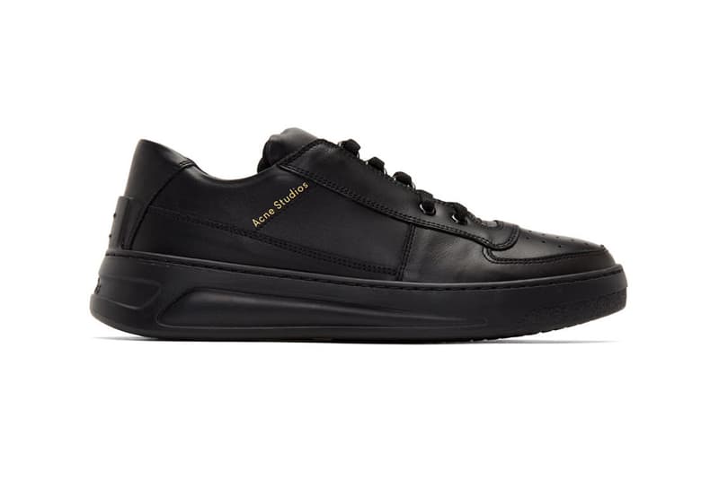 acne studios perey leathe paneled low top sneakers spring summer 2019 green white yellow black colorway release lace up