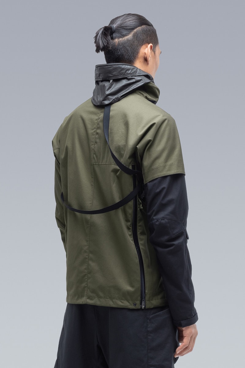 ACRONYM New Pieces Drop Collection Summer 2019 Errolson Hugh Designed Avant Guard Techwear GORE-TEX Windstopper Cape Closer Look