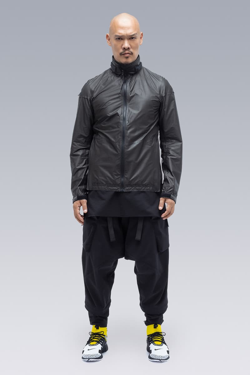 ACRONYM New Pieces Drop Collection Summer 2019 Errolson Hugh Designed Avant Guard Techwear GORE-TEX Windstopper Cape Closer Look