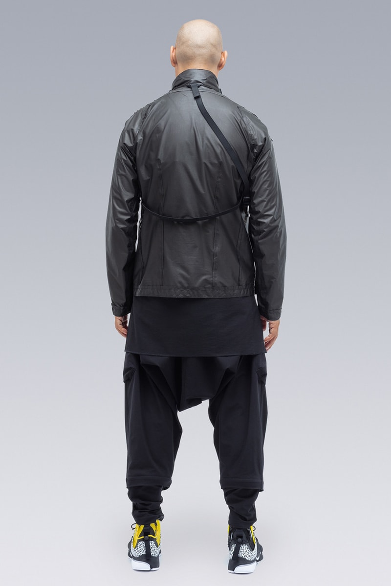 ACRONYM New Pieces Drop Collection Summer 2019 Errolson Hugh Designed Avant Guard Techwear GORE-TEX Windstopper Cape Closer Look