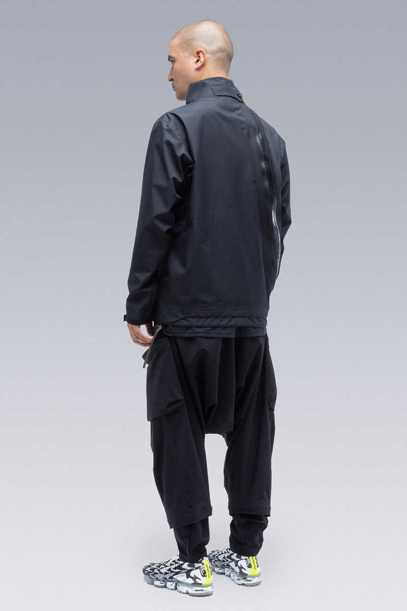 ACRONYM New Pieces Drop Collection Summer 2019 Errolson Hugh Designed Avant Guard Techwear GORE-TEX Windstopper Cape Closer Look