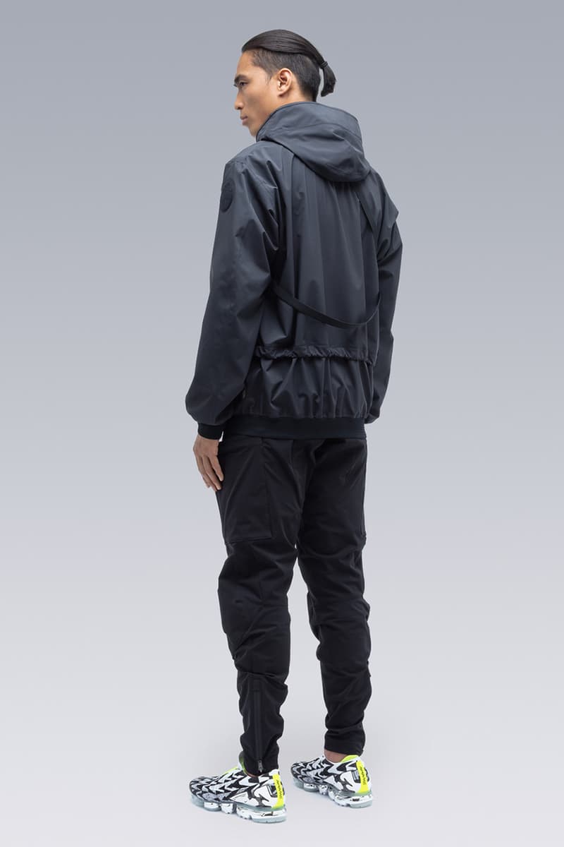 ACRONYM New Pieces Drop Collection Summer 2019 Errolson Hugh Designed Avant Guard Techwear GORE-TEX Windstopper Cape Closer Look