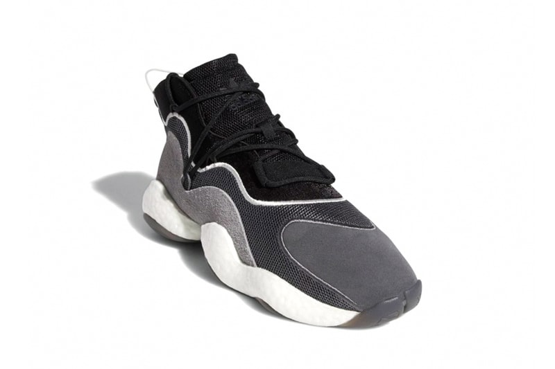 adidas Crazy BYW Core Black Grey Grey Three Cloud White Grey One Crystal White Release Info BD8013 BD8014