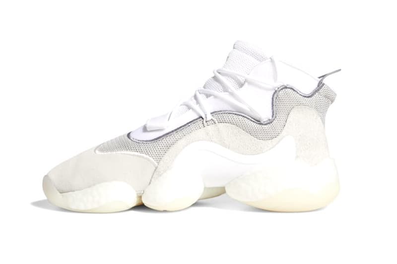 adidas Crazy BYW Core Black Grey Grey Three Cloud White Grey One Crystal White Release Info BD8013 BD8014