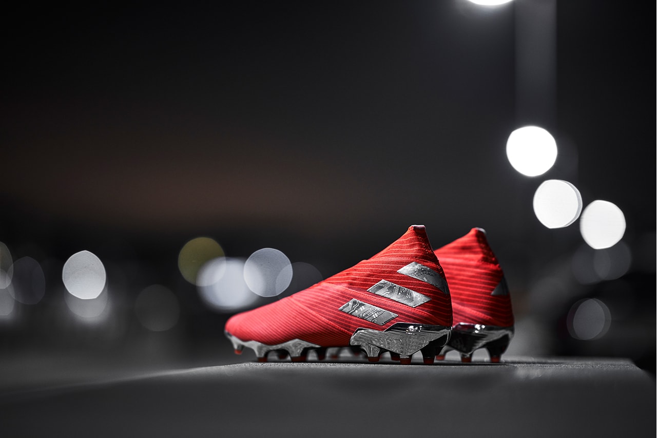 adidas Football Launches Innovative NEMEZIZ 19 Football Lionel Messi Movement Footwear Boots Product Development Innovation Materials Weave