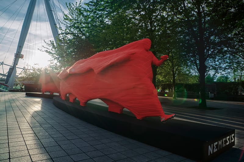 adidas Launches NEMEZIZ 19 Installation In London football soccer Leo Messi Roberto Firmino Bernardo Silva