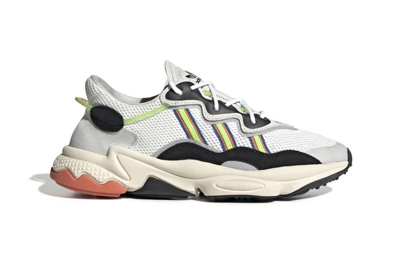 adidas Originals LXCON Solar "Green/Cream White" and Ozweego "FTWR White/Solar Green"
