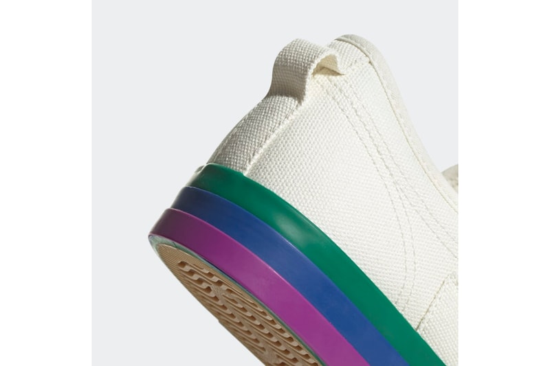 adidas Originals Nizza Pride Pack LGBTTQQIAAP Month Equality Sneaker Release Information Drop Date Cop June 1 Basketball Court Sneaker Players 1970s Retro