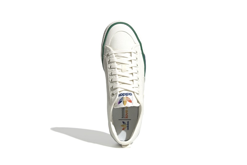 adidas Originals Nizza Pride Pack LGBTTQQIAAP Month Equality Sneaker Release Information Drop Date Cop June 1 Basketball Court Sneaker Players 1970s Retro