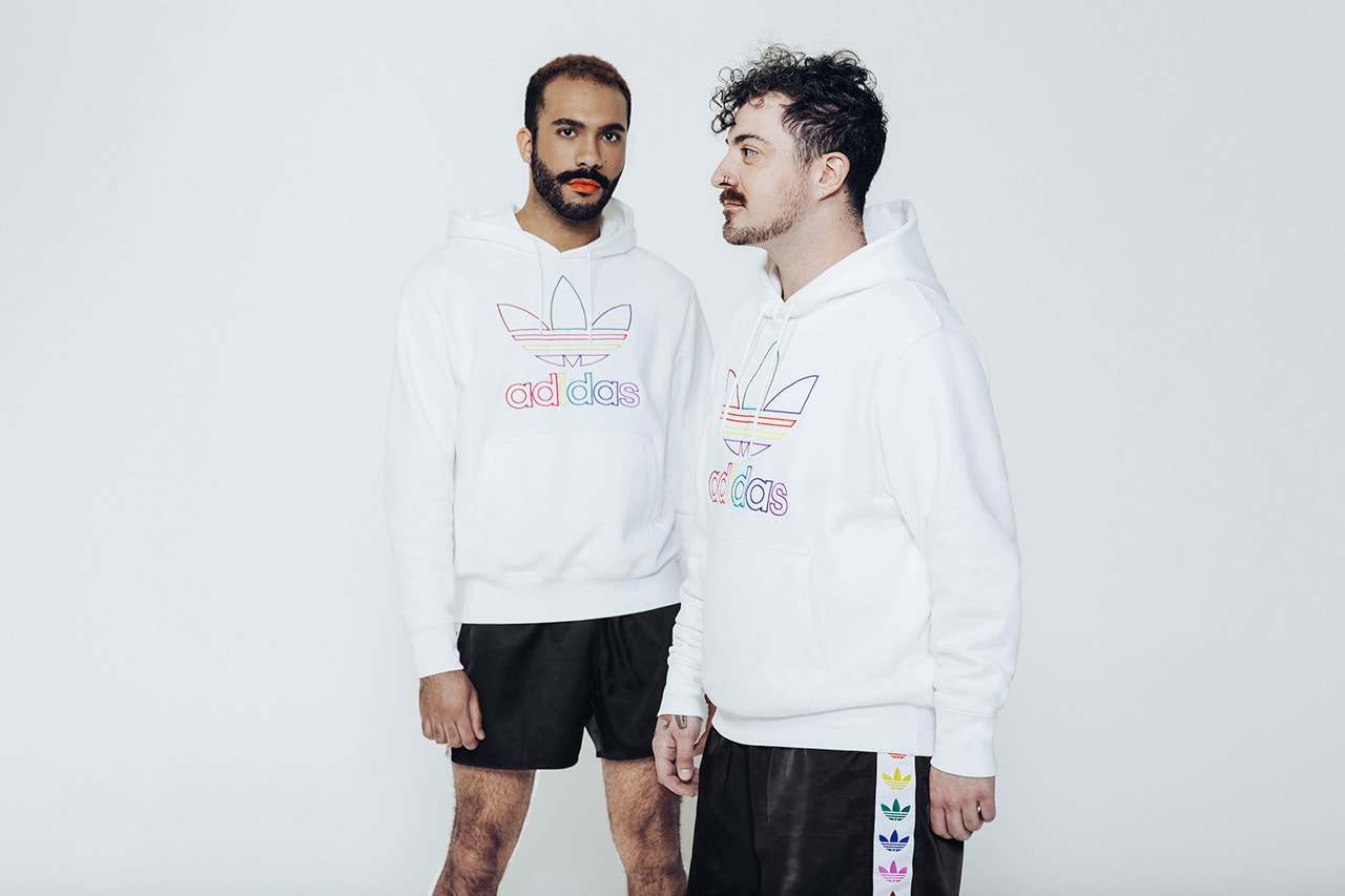 adidas Originals "Love Unites" Pride Month Drop release collection june 1 2019 ss19 29 brooklyn museum apparel clothing release rainbow ultraboost 19, Nizza, Ozweego, Continental 80, Temper Run and Adilette Flawless Shade, artist Ace Troy,  Kiki House of Flora founder Brandon Harrison, musician The Last Artful, Dodgr, pro soccer player Taylor Smith DJ Venus X