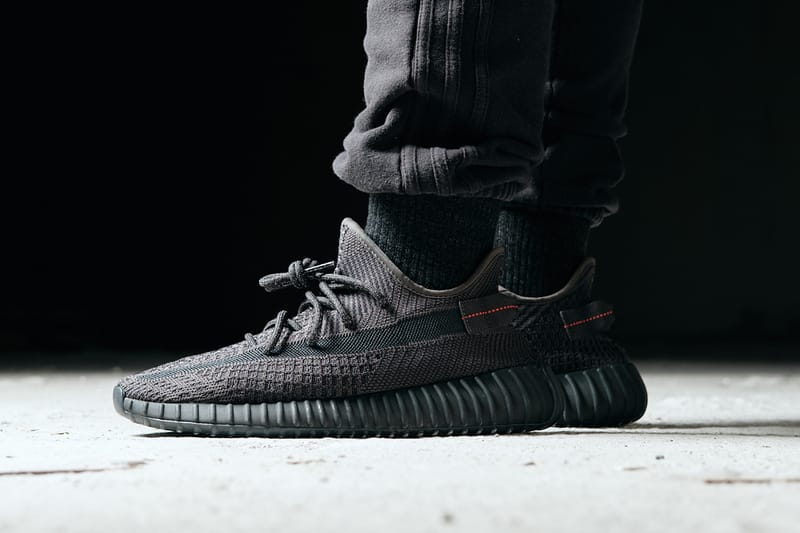 black yeezy sneakers