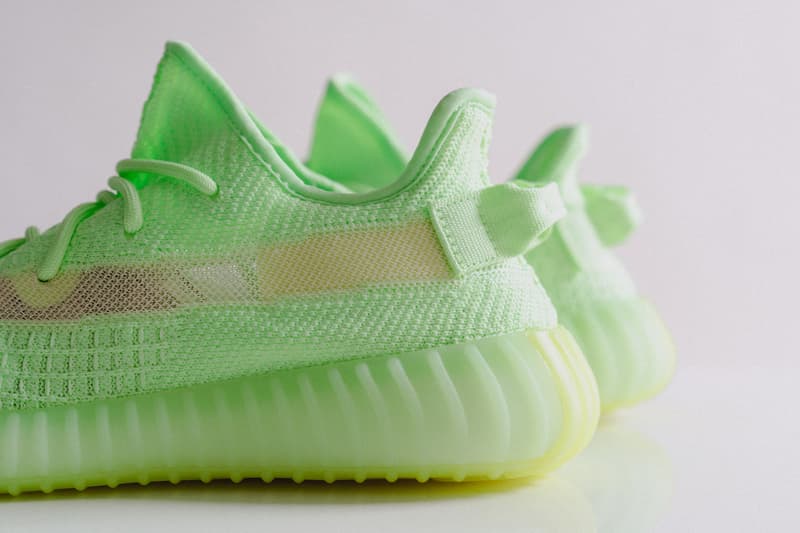 YEEZY BOOST 350 V2 "Glow-in-the-Dark" Closer Look kanye west three stripes