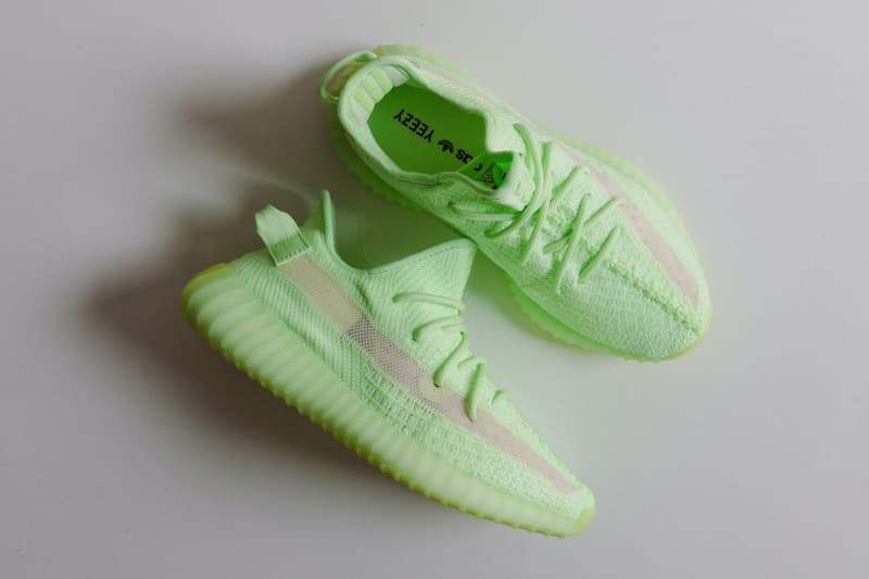 YEEZY BOOST 350 V2 "Glow-in-the-Dark" Closer Look kanye west three stripes