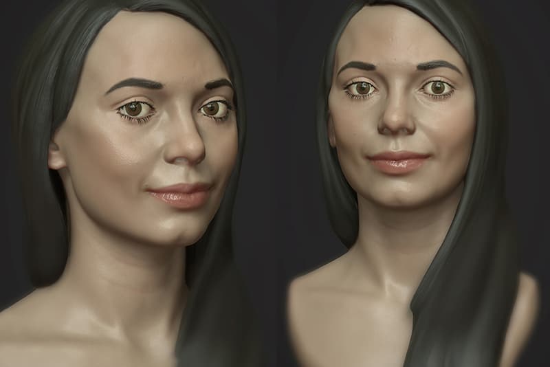 ai da worlds first ultra realistic humanoid ai robot artist solo exhibition oxford university london art artificial intelligence