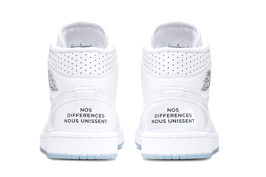 Air Jordan 1 Mid “Nos Differences Nous Unissent” jordan brand nike french football team soccer Les Bleus