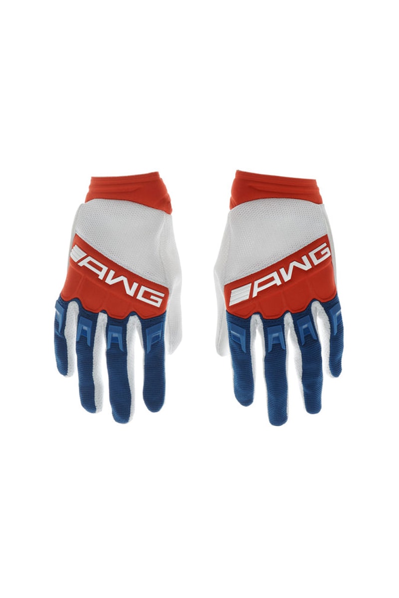 alexander wang fox x aw moto gloves spring 2019 black red white blue release 