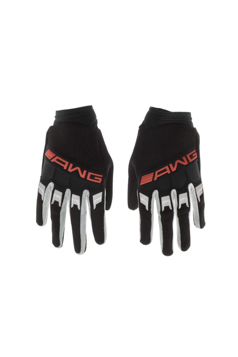 alexander wang fox x aw moto gloves spring 2019 black red white blue release 