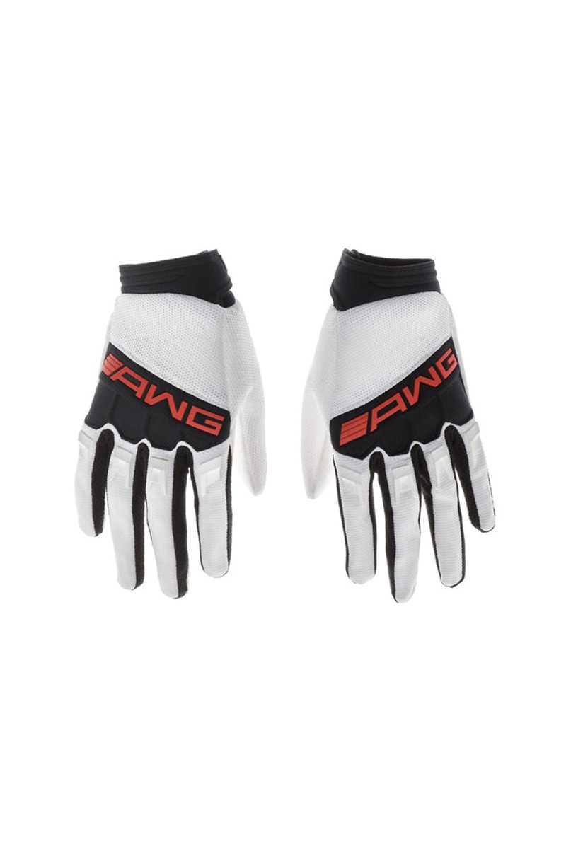 alexander wang fox x aw moto gloves spring 2019 black red white blue release 