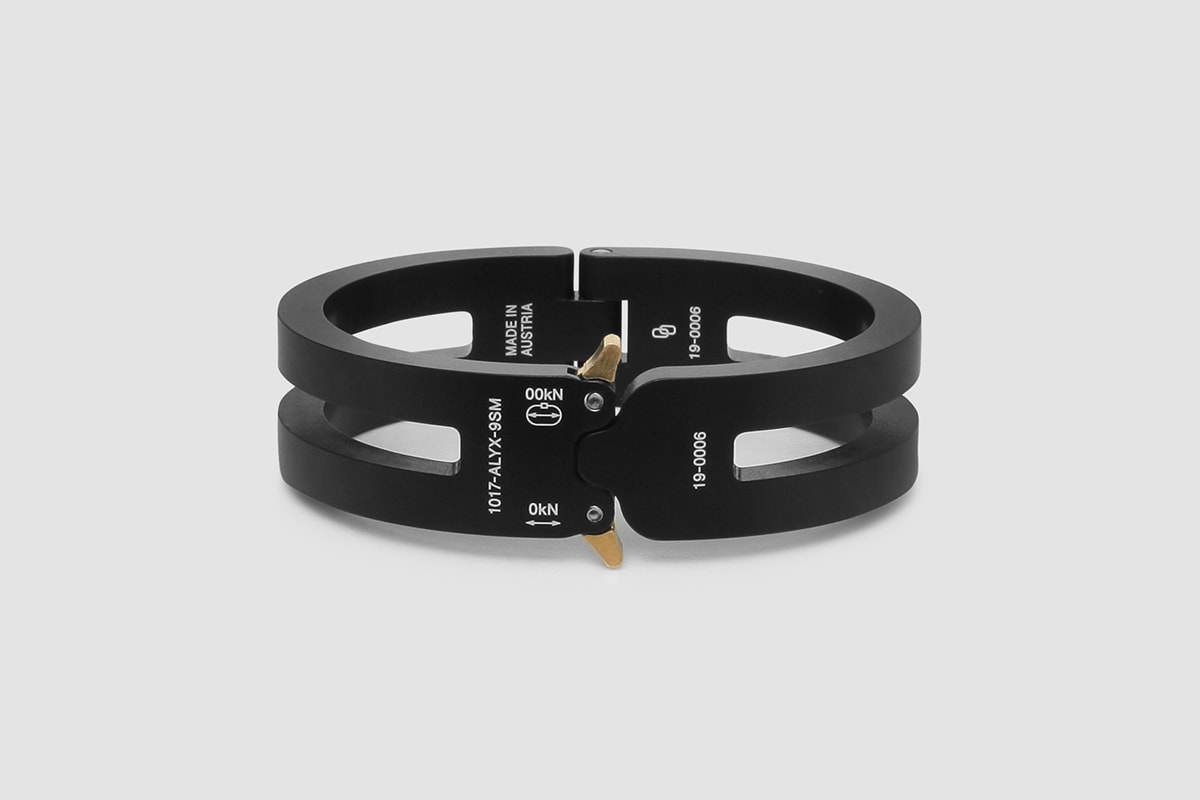 1017 ALYX 9SM Rollercoaster Bracelets Matthew M Williams Spring Summer 2020 SS20 Collection Accessories Drop Pre-Release Information Official Look 