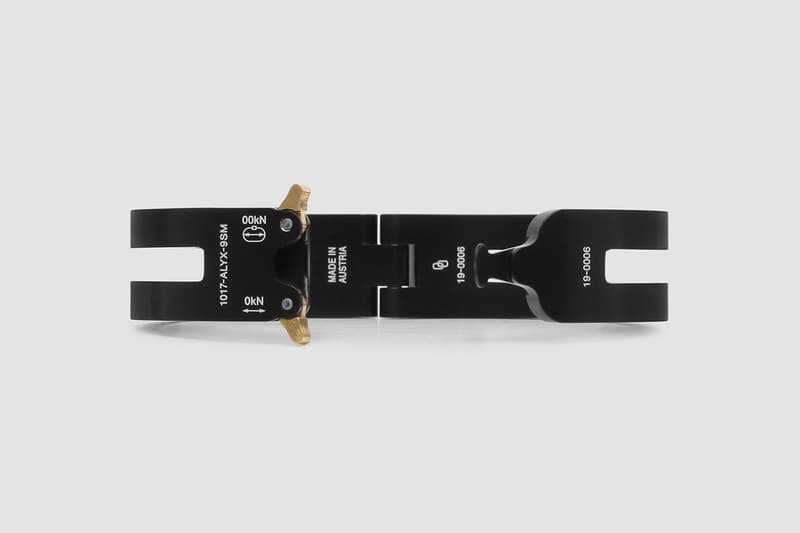 1017 ALYX 9SM Rollercoaster Bracelets Matthew M Williams Spring Summer 2020 SS20 Collection Accessories Drop Pre-Release Information Official Look