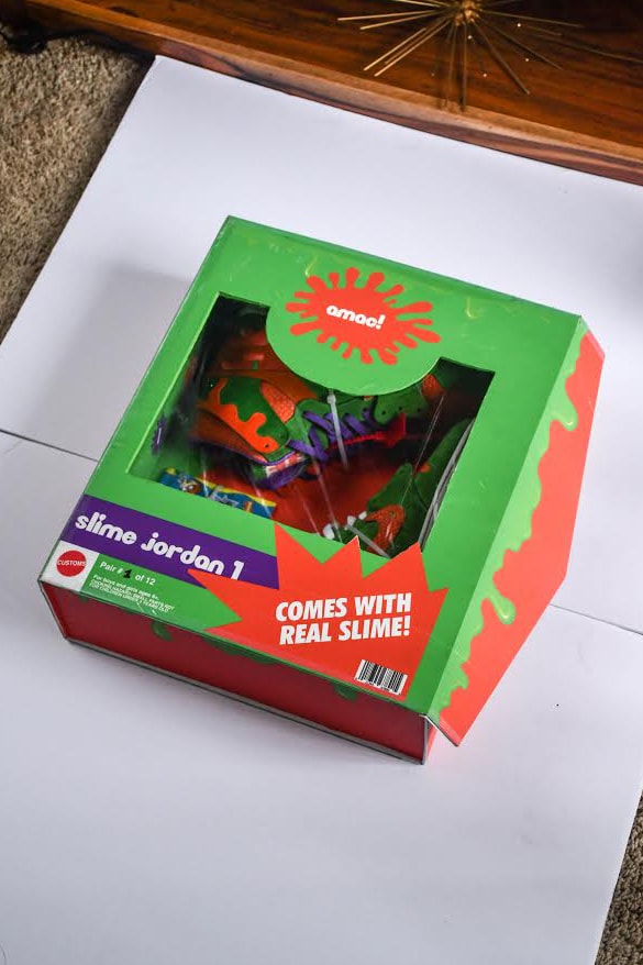 AMAC Customs Nickelodeon Slime Air Jordan 1 High