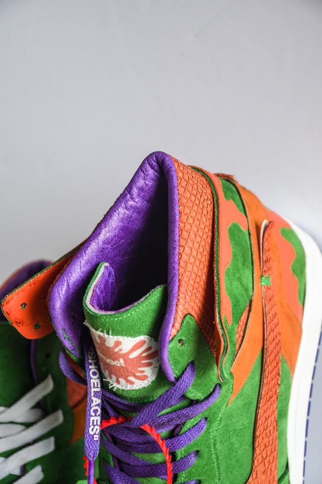 AMAC Customs Nickelodeon Slime Air Jordan 1 High