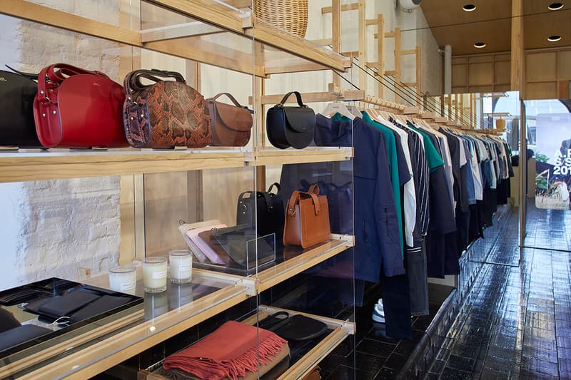 A.P.C. Kings Cross Coal Drops Yard Development New Store Opening Open Now Look Inside First SS19 Collection Parisian Fashion Brand Label Laurent Deroo Architecte