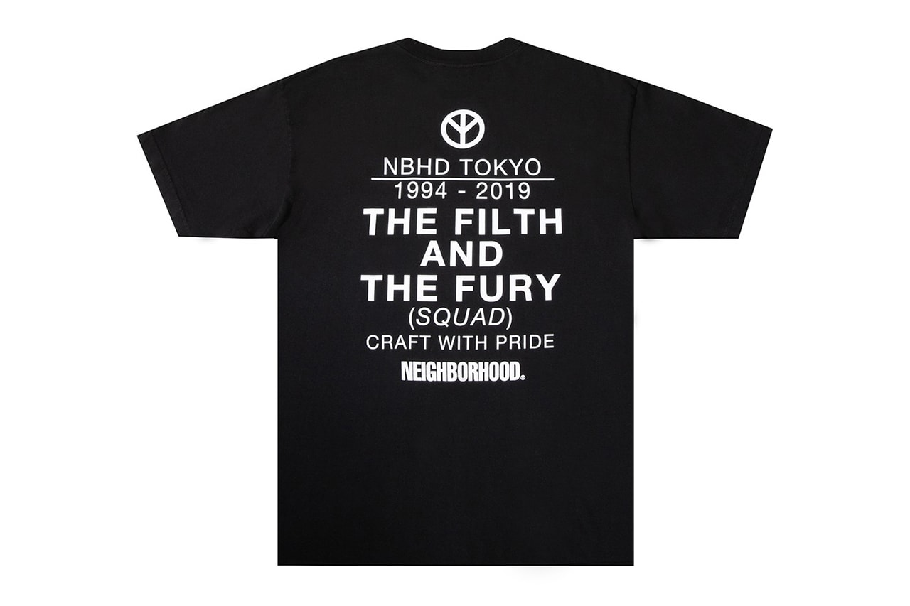 Men's Neighborhood 'The Filth and The Fury' Made in Japan T-Shirt Adult  Size XL