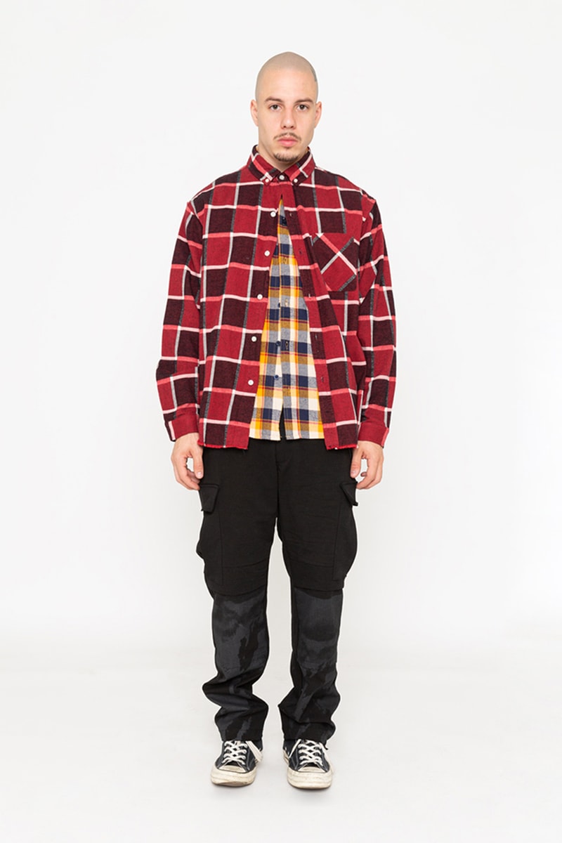 Babylon Spring/Summer 2019 Collection release info price date drop babylon la kosuke kawamura neighborhood nbhd  double layered flannels, all over woven crewnecks, half zip polar fleeces & waterproof snake print jacket