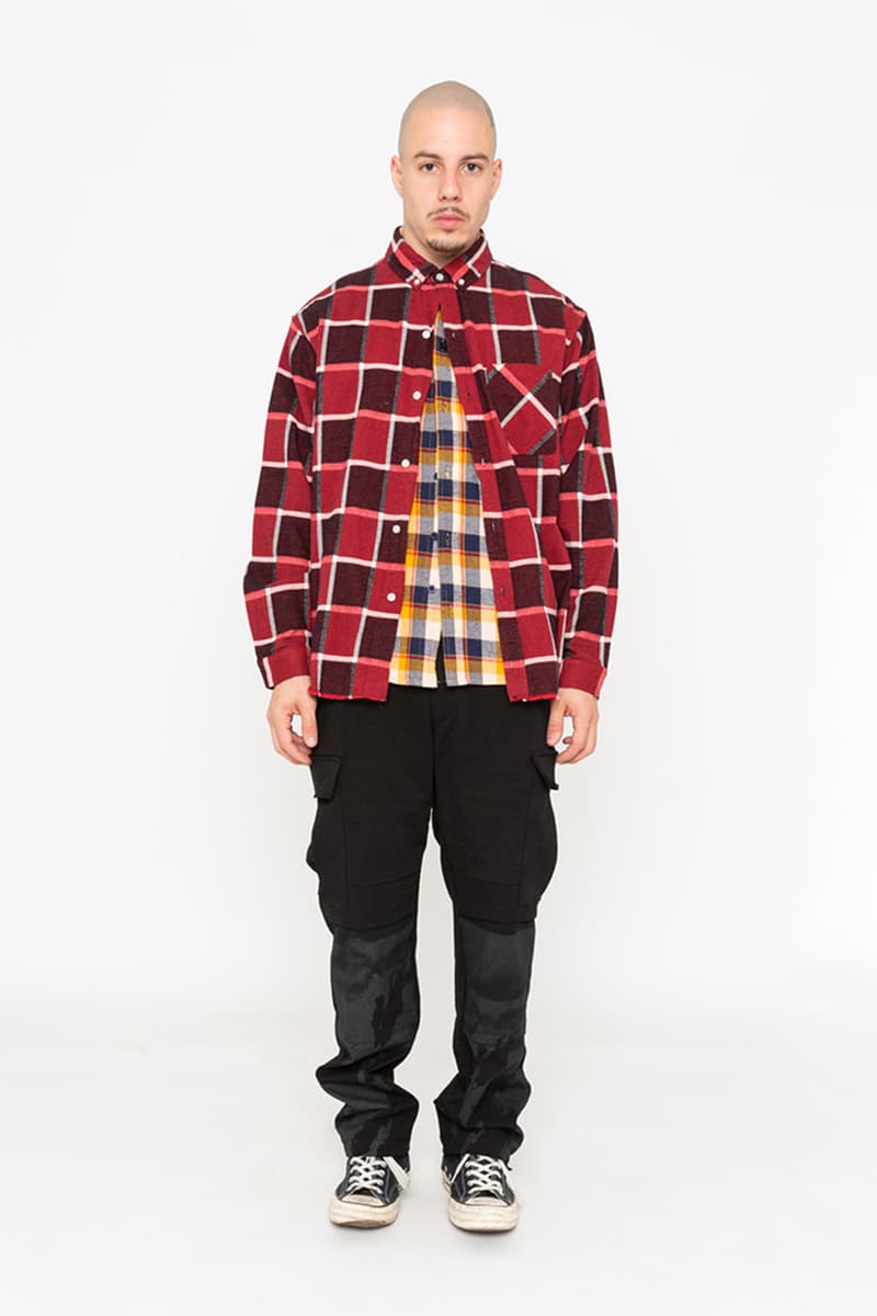 Babylon Spring/Summer 2019 Collection release info price date drop babylon la kosuke kawamura neighborhood nbhd double layered flannels, all over woven crewnecks, half zip polar fleeces & waterproof snake print jacket