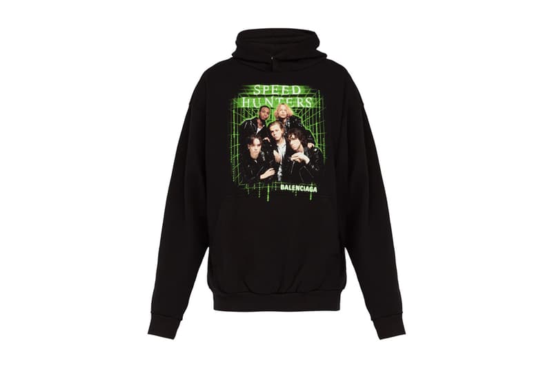Balenciaga Speed Hunters Hooded Sweatshirt Release info drop date price 1310524 luxury street fashion demna gvasalia nostalgia 90s matrix boy band