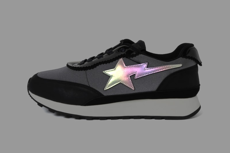 BAPE ROADSTA Express Release a bathing ape footwear jogging shoe blue red white jogging shoe runner sta motif