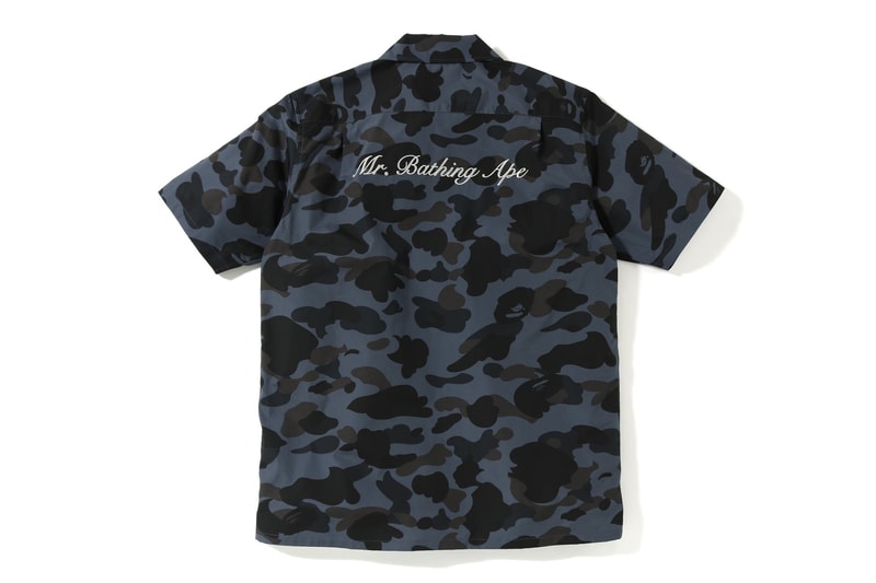 Mr. Bathing Ape Spring/Summer 2019 Collection bape a bathing ape ape head moustache button up shirts t-shirts shorts