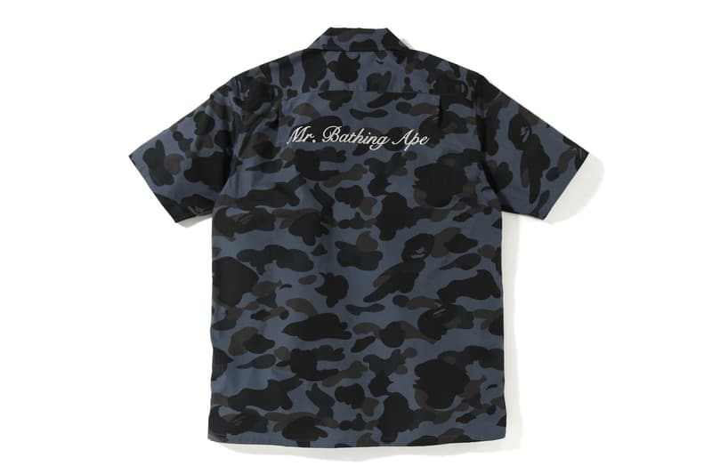 Mr. Bathing Ape Spring/Summer 2019 Collection bape a bathing ape ape head moustache button up shirts t-shirts shorts