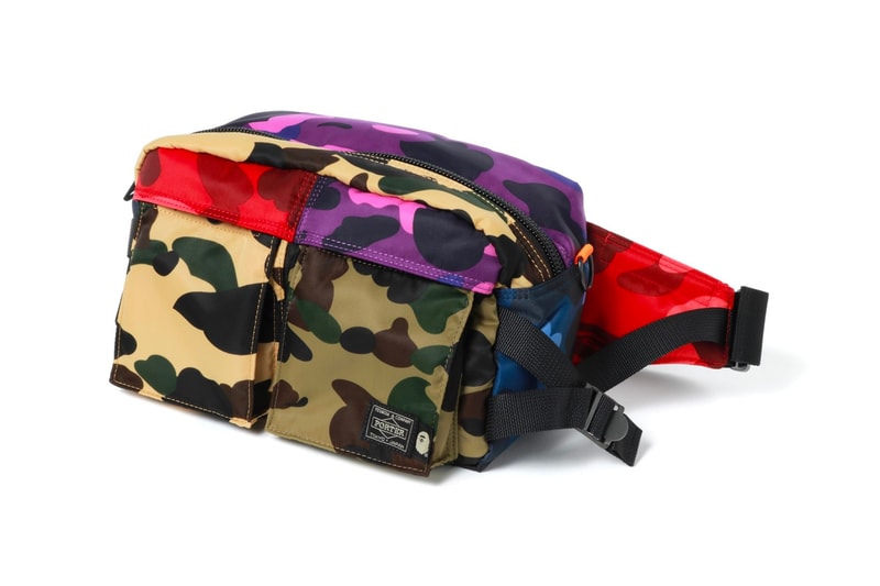 BAPE PORTER Mix Camo Capsule Bags Shoulder Pouch
