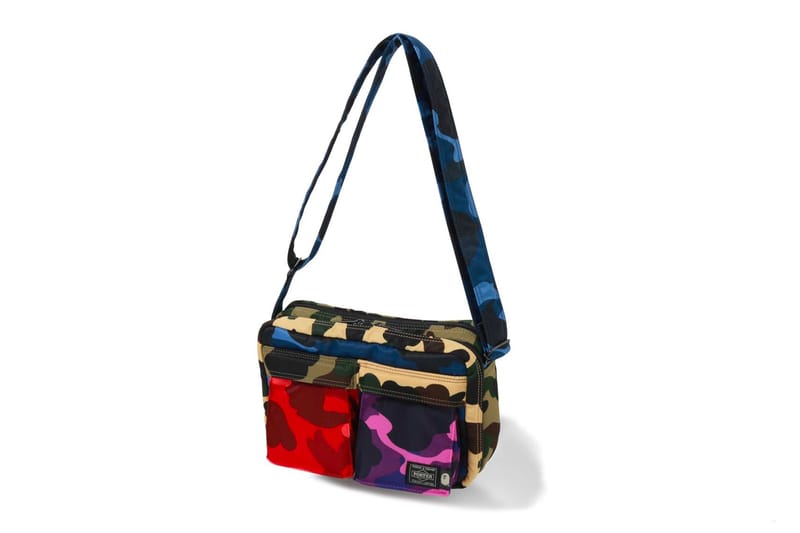 bape x porter sling bag