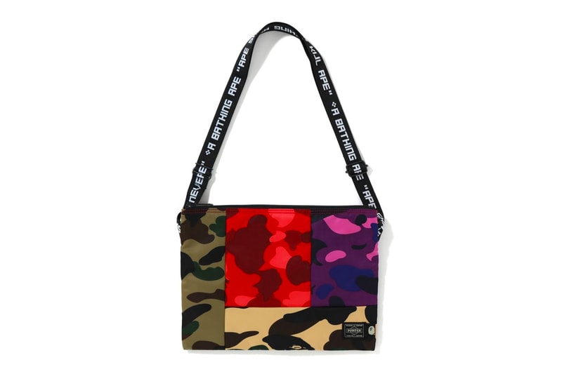 BAPE PORTER Mix Camo Capsule Bags Shoulder Pouch