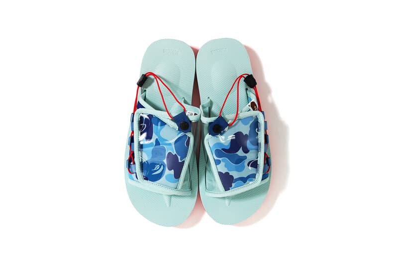 BAPE x Suicoke DAO and MOTO-2 Sandals Western Drop north america kith haven web store may 18 2019 date info release colorways black white red first camouflage ape head