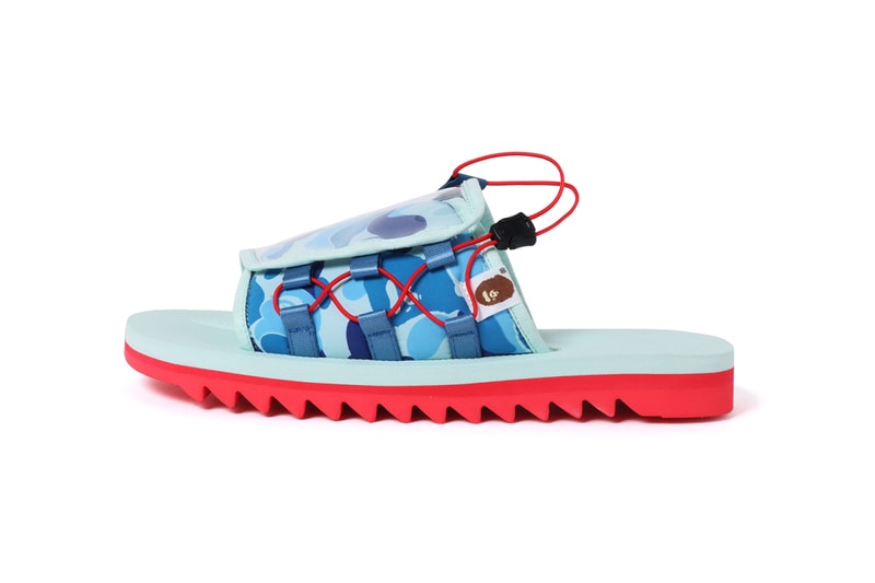 BAPE x Suicoke DAO and MOTO-2 Sandals Western Drop north america kith haven web store may 18 2019 date info release colorways black white red first camouflage ape head