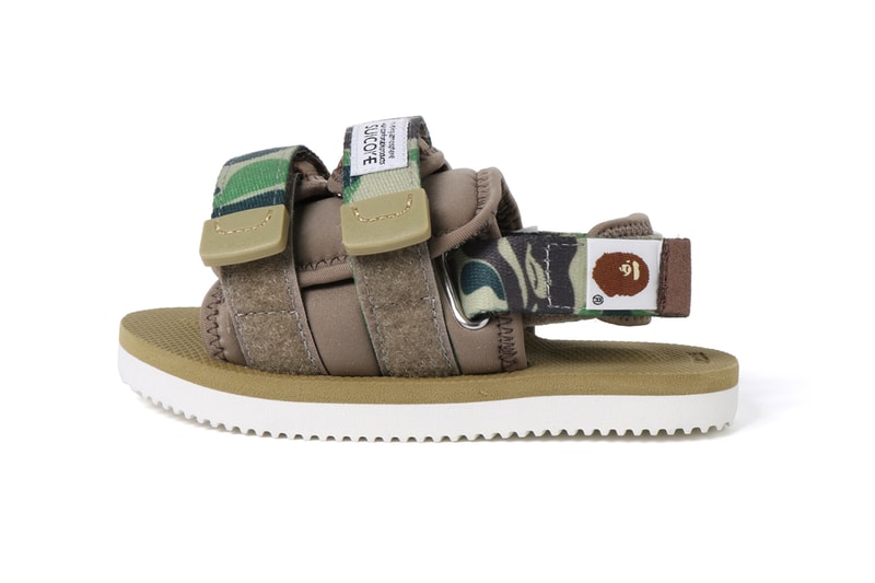 BAPE x Suicoke DAO and MOTO-2 Sandals Western Drop north america kith haven web store may 18 2019 date info release colorways black white red first camouflage ape head