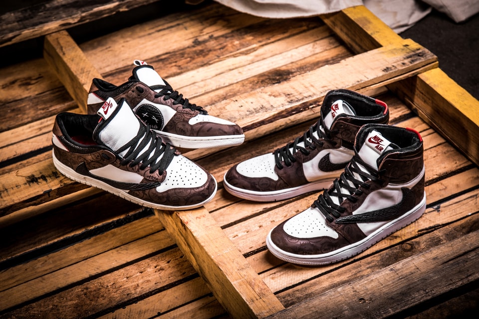 BespokeIND Travis Scott Nike SB Dunk & Air Jordan 1 Pack