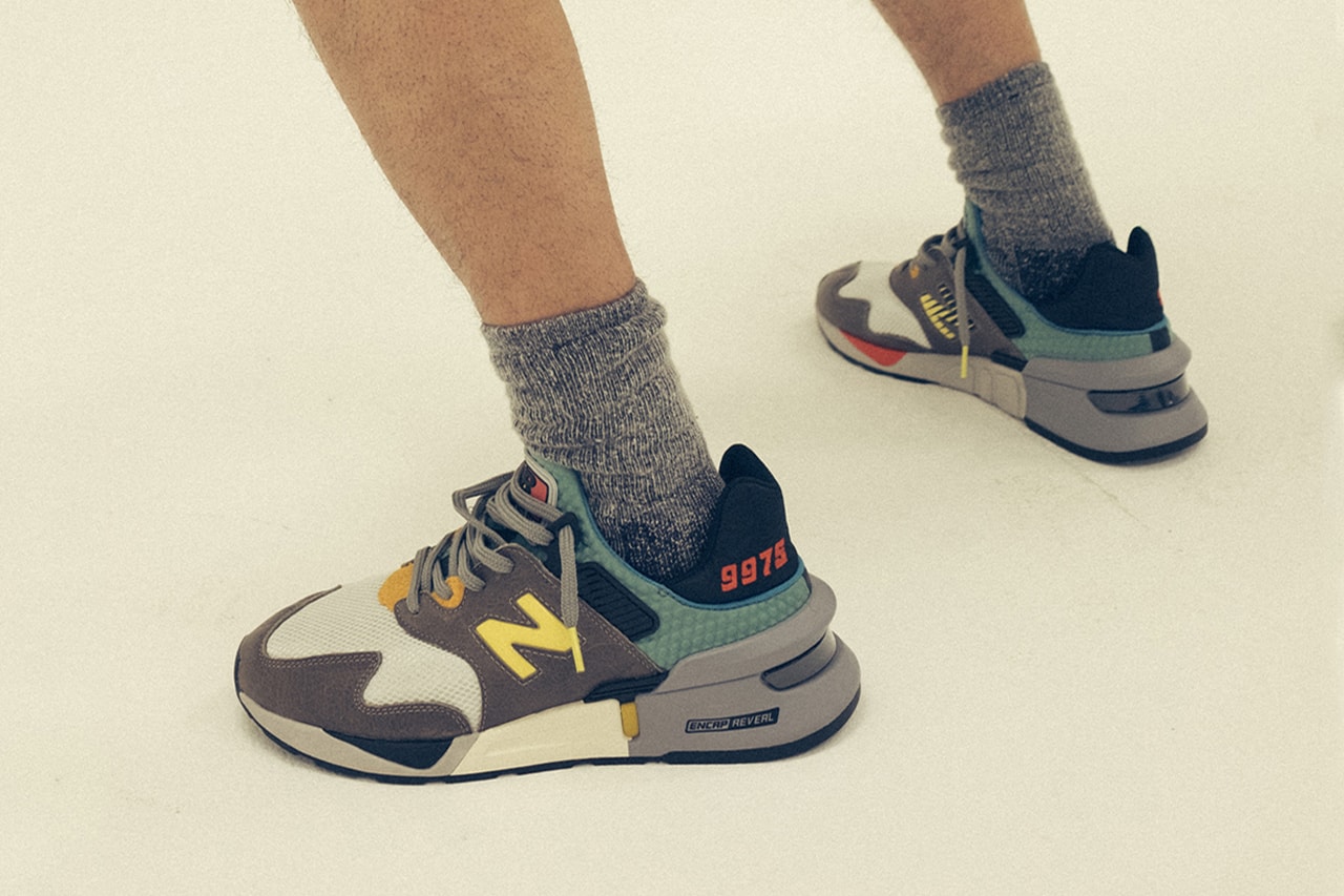 Bodega New Balance 997S SS19 Release Info Spring/Summer sneaker footwear vibrant colors retro dad shoe ENCAP sole unit suede mesh mustard teal white grey gray drop info price stockist 