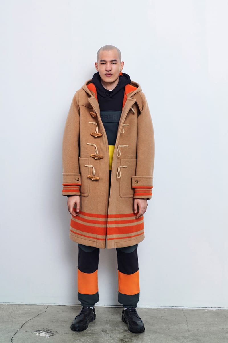 burberry jacket mens orange