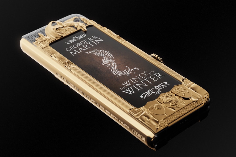 Caviar HBO Game of Thrones Samsung Galaxy Fold Jon Snow Daenerys Targaryen Winds of Winter George R. R. Martin