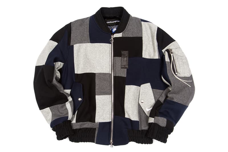 clothsurgeon RECONSRUCTED PROJECT Browns Exclusive Capsule Collection Farfetch Stadium Goods Supreme Nike Tailored double pleat trousers sports blazer overcoat utility vest type II jacket MA-1 bomber Nike Fundamental Fleece Sweatpants Virgin Mary Blanket Wool Overcoat Supreme x The North Face Denali Fleece Blanket Storm Break Snakeskin tent