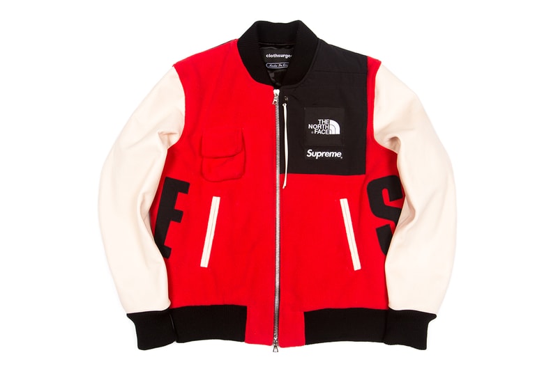 clothsurgeon RECONSRUCTED PROJECT Browns Exclusive Capsule Collection Farfetch Stadium Goods Supreme Nike Tailored double pleat trousers sports blazer overcoat utility vest type II jacket MA-1 bomber Nike Fundamental Fleece Sweatpants Virgin Mary Blanket Wool Overcoat Supreme x The North Face Denali Fleece Blanket Storm Break Snakeskin tent