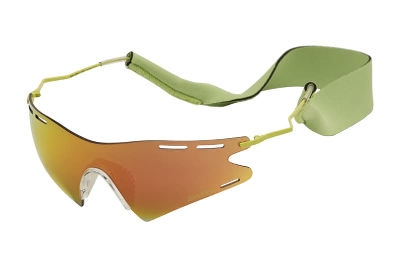 CMMN SWDN Ace & Tate Le Monde Sunglasses Release SSENSE Lime green Flame red Fog black